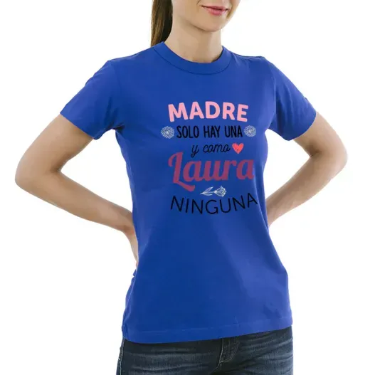 Camiseta personalizada 'Como mam&aacute; ninguna' (Detalle de presentación)