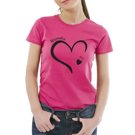 Camiseta personalizada 'Coraz&oacute;n de mam&aacute;' (Idea de regalo original)