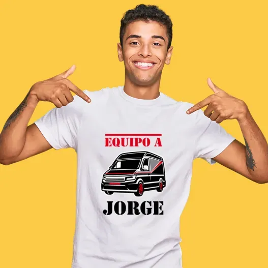 Camiseta personalizada 'Equipo A' (Idea de regalo original)