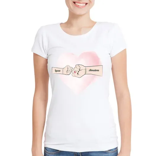 Camiseta personalizada 'Equipo de mam&aacute;' (Vista alternativa)