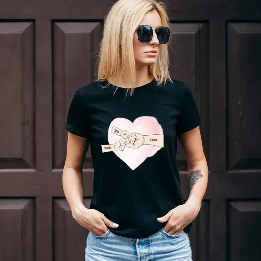 Camiseta personalizada 'Equipo de mam&aacute;' (Idea de regalo original)