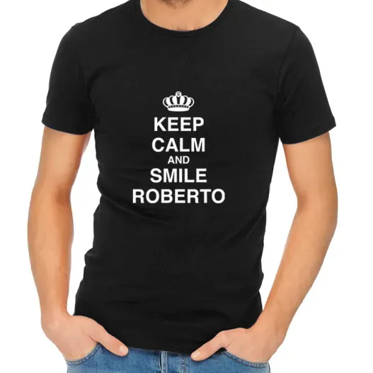 Camiseta personalizada Keep Calm (Idea de regalo original)