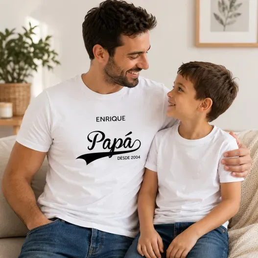 Camiseta personalizada Pap&aacute; desde...