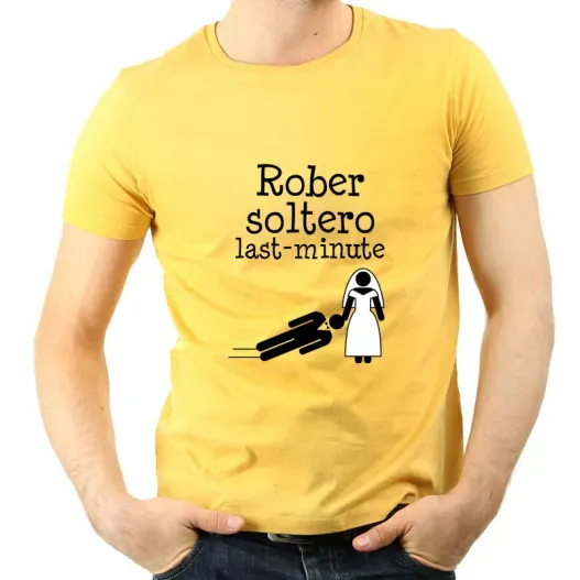 Camiseta soltero arrastras personalizada
