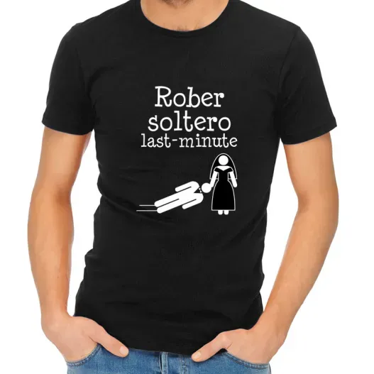 Camiseta soltero arrastras personalizada (Detalle de presentación)