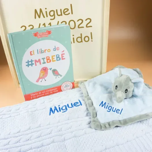 Canastilla beb&eacute; personalizada (Vista alternativa)