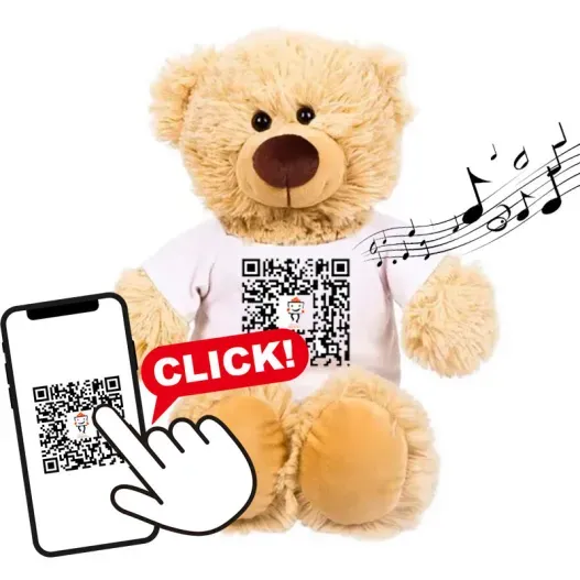 Canci&oacute;n personalizada en osito de peluche