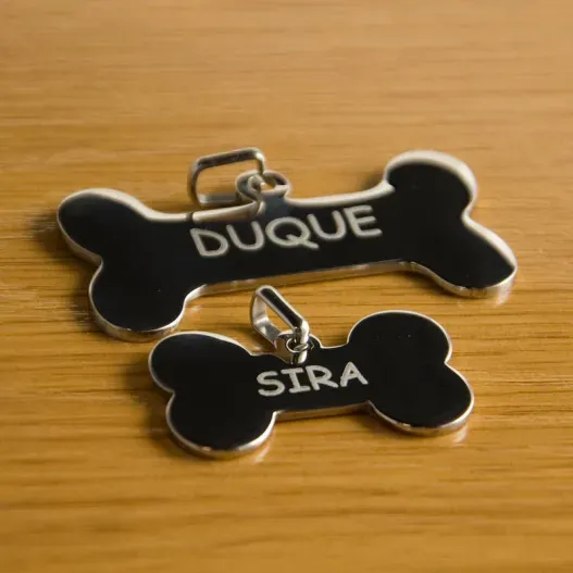 Placa identificativa para perro