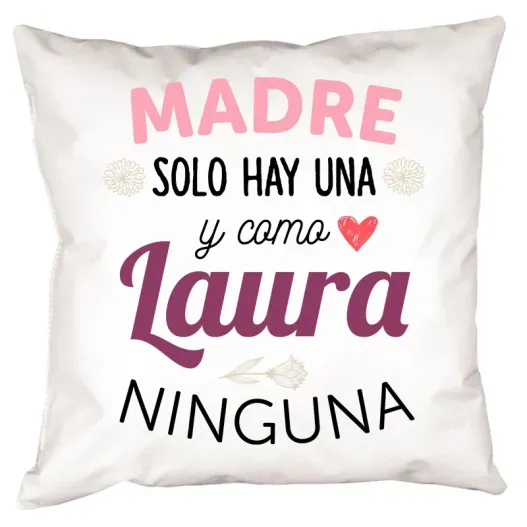 Coj&iacute;n personalizado como mam&aacute; ninguna (Idea de regalo original)