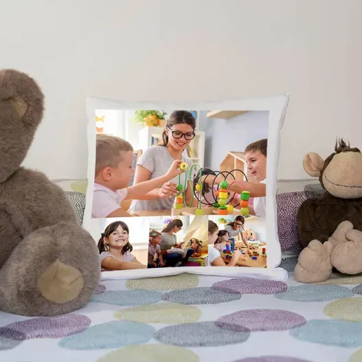 Coj&iacute;n personalizado fotos collage (Idea de regalo original)