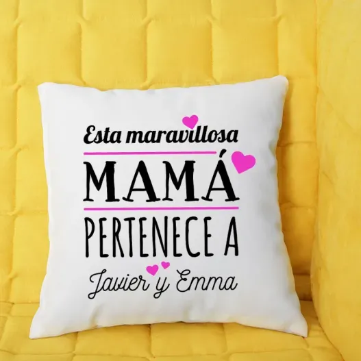 Coj&iacute;n personalizado 'Maravillosa' (Idea de regalo original)