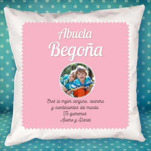 Coj&iacute;n personalizado para abuela (Vista alternativa)