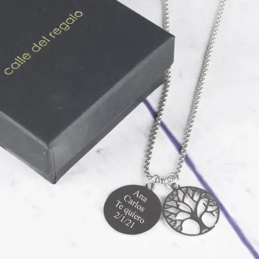 Colgante personalizado &Aacute;rbol de la Vida (Idea de regalo original)