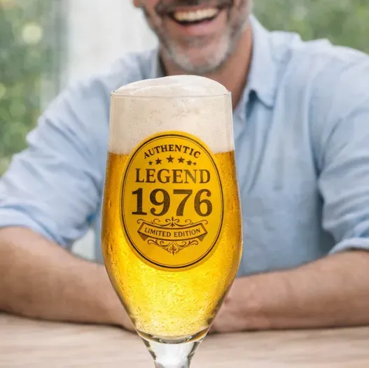 Copa de cerveza -  Edici&oacute;n limitada - Regalo cumplea&ntilde;os (Opción de grabado)