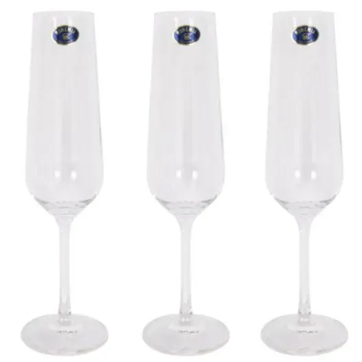 Copa de champagne de cristal de Bohemia (Vista alternativa)
