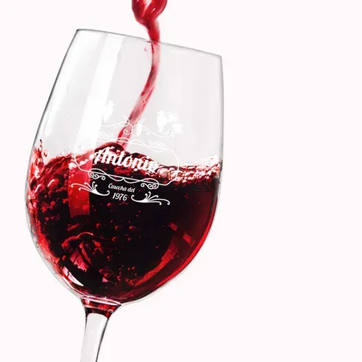 Copa de vino con nombre grabado (Vista secundaria)