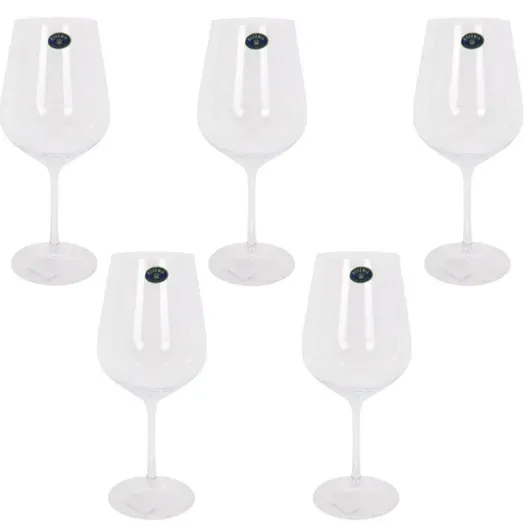 Copa de vino de cristal de Bohemia (Foto de catálogo)