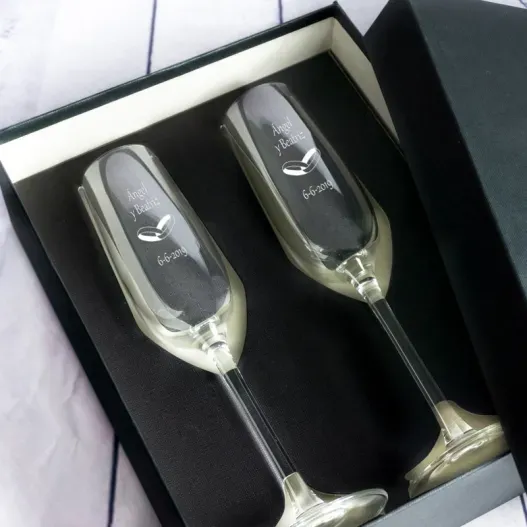 Copas de cava para parejas (Vista secundaria)