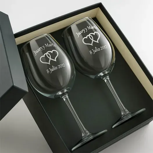 Copas de vino para parejas (Idea de regalo original)
