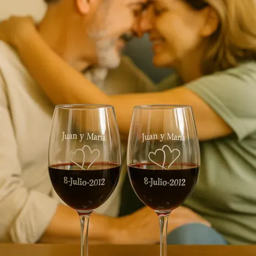Copas de vino para parejas (Vista alternativa)