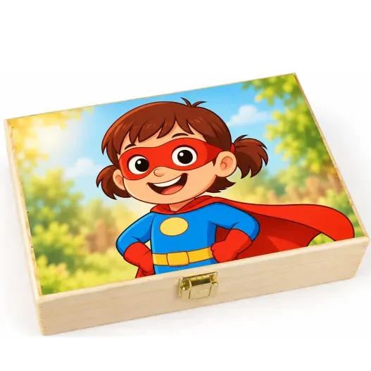 Retrato personalizado en caja personalizada (Idea de regalo original)