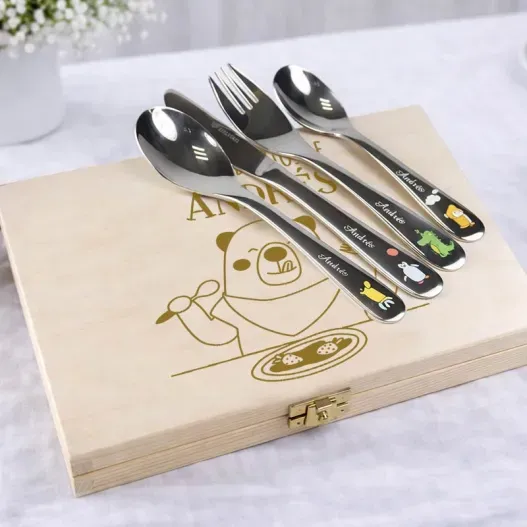 Cubiertos personalizados infantiles