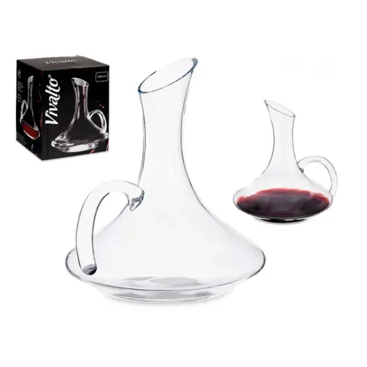 Decantador de vino con asa (Vista alternativa)