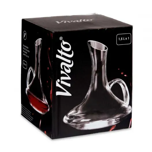 Decantador de vino con asa (Idea de regalo original)