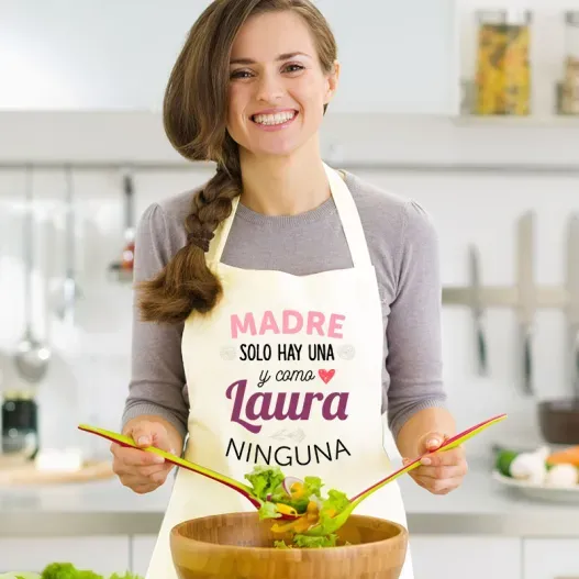Delantal personalizado 'Como mam&aacute; ninguna' (Idea de regalo original)