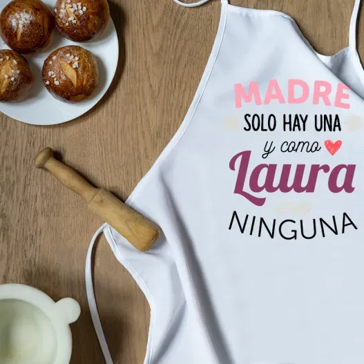 Delantal personalizado 'Como mam&aacute; ninguna' (Vista alternativa)