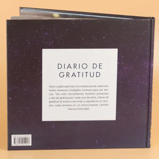 Diario de Gratitud con tarjeta personalizada (Detalle de presentación)
