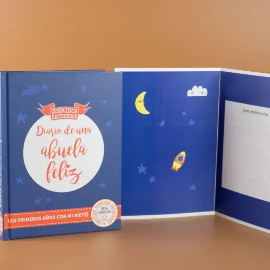 Diario de una abuela feliz con tarjeta personalizada (Vista alternativa)