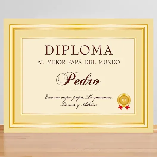 Diploma personalizado