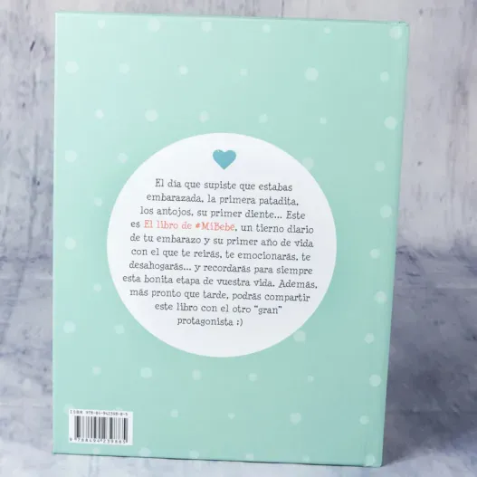 El libro de mi beb&eacute; (Detalle de presentación)