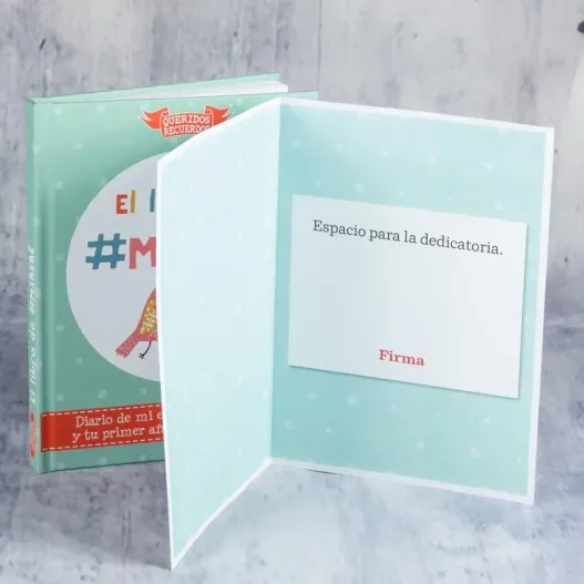 El libro de mi beb&eacute; con tarjeta personalizada (Idea de regalo original)