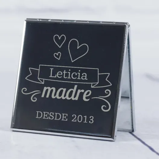 Espejo Mam&aacute; desde... grabado (Idea de regalo original)
