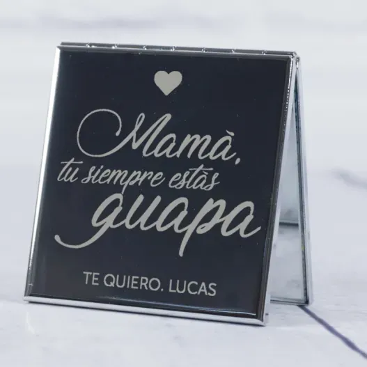 Espejo Mam&aacute; t&uacute; siempre... grabado