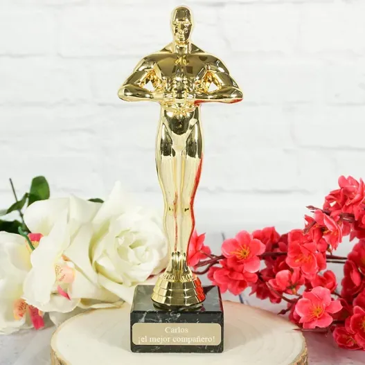 Estatua &Oacute;scar personalizada para jubilaci&oacute;n (Idea de regalo original)