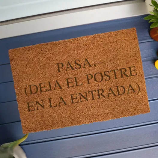 Felpudo de coco personalizado (Idea de regalo original)