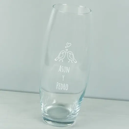 Florero personalizado para enamorados (Vista alternativa)