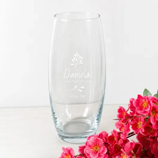 Florero personalizado para la mejor mam&aacute; (Idea de regalo original)