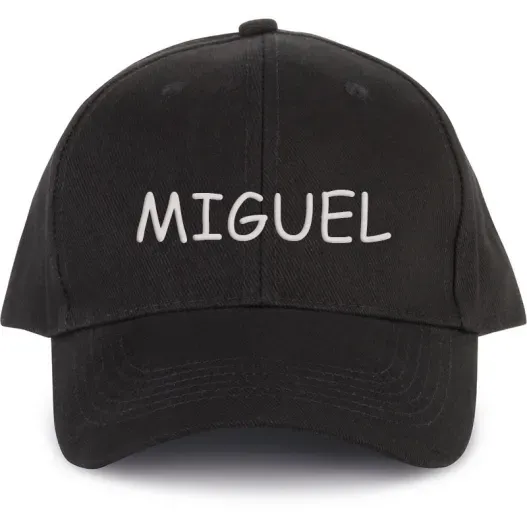 Gorra de algod&oacute;n org&aacute;nico bordada (Foto de catálogo)