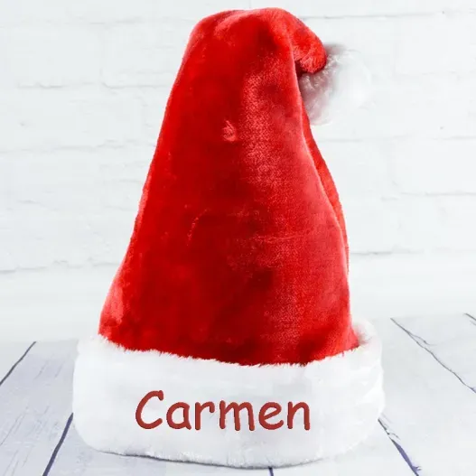 Gorro de Pap&aacute; N&ouml;el bordado (Vista alternativa)