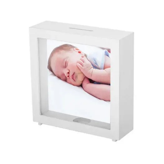 Hucha de madera personalizada con foto (Vista alternativa)