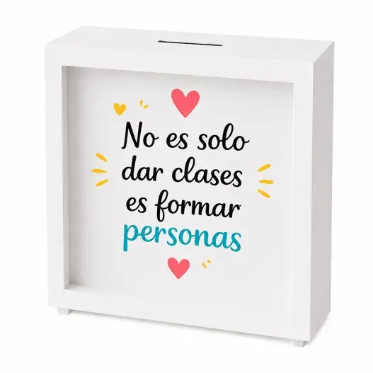 Hucha para Profesores 'No es solo dar clases' (Vista alternativa)