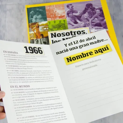 Libro de nacimiento 1960 "Una gran madre" (Vista alternativa)