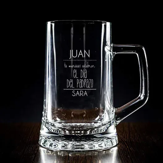 Jarra de cerveza divertida para d&iacute;a del padre (Foto de catálogo)