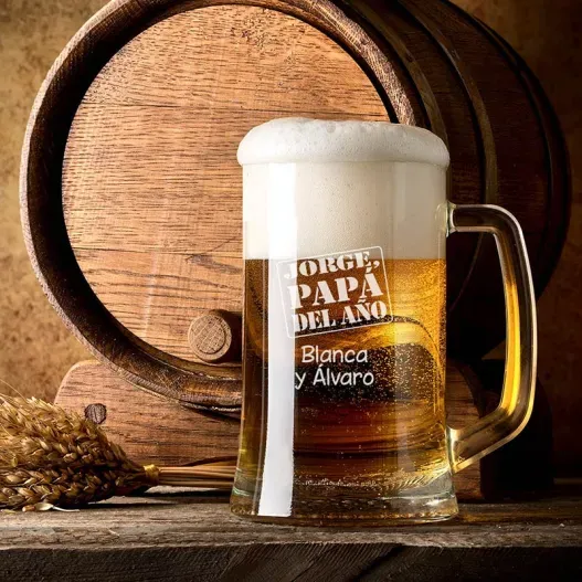 Jarra de cerveza para el padre del a&ntilde;o (Idea de regalo original)