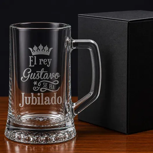 Jarra de cerveza para jubilaci&oacute;n (Vista alternativa)