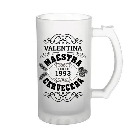 Jarra de cerveza personalizada 'Cervecero' (Vista alternativa)